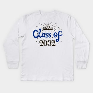 Class of 2032 Grow With Me Kids Long Sleeve T-Shirt